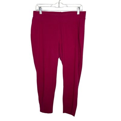 Torrid size 2X raspberry pink cropped classic signature leggings women’s plus