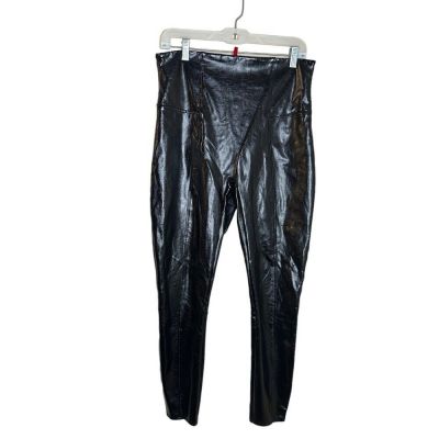 SPANX Faux Patent Leather Leggings 20301R size XL