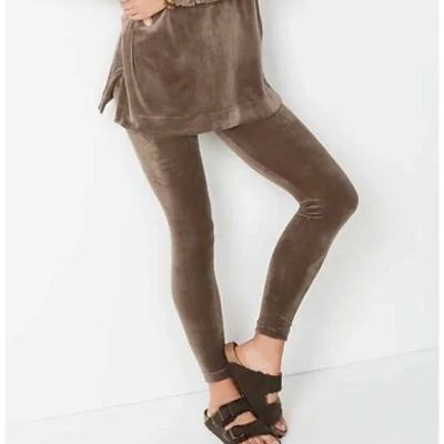 NWT. Pure J Jill Velour Leggings in Mocha Latte. Size 2X