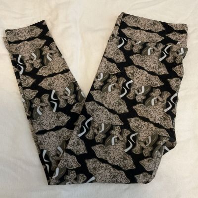 LuLaRoe Leggings Tag reads One Size.  Elephants Pattern PLEASE READ DISCRIPTION