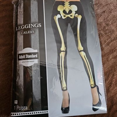 New BLACK And BONE FOOTLESS TIGHTS, Adult Size Standard