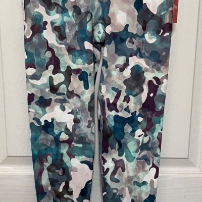 SPANX Booty Boost Active Leggings Painted Camo Multi Size XS 50209R MSRP $98 NEW