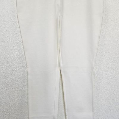 Versona Women's White Leggings/ Pants Mid-Rise Size Large