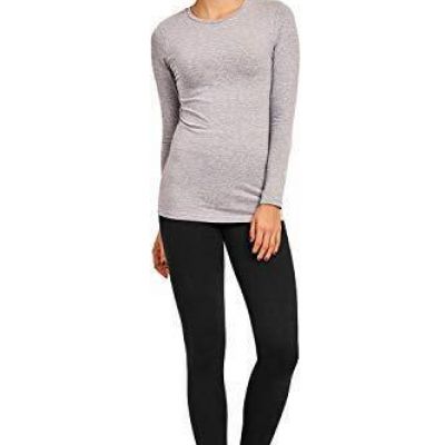 MOPAS Leggings - Womens Fleece Lined Solid Color Full Length Leggings Free Size