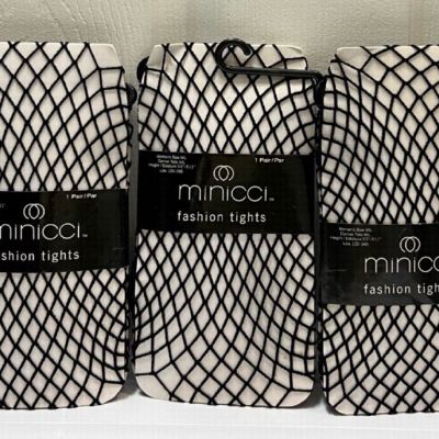 MINICCI Fashion Tights (5 Pairs) Fishnet Stockings Size Medium/Large 3512826