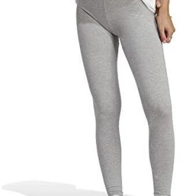 Adidas GREY HEATHER Originals Plus Size Adicolor Essentials Leggings, US 2X