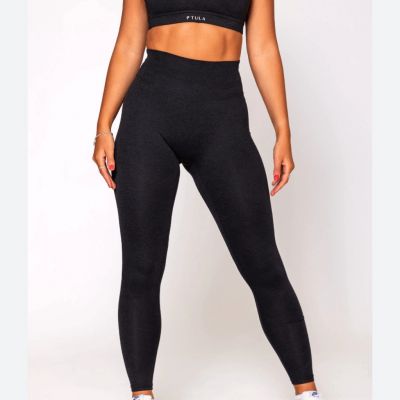 P’tula black seamless leggings