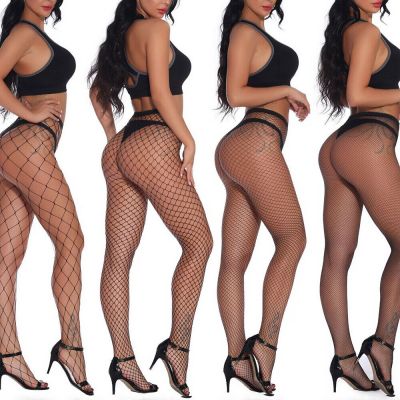 Women Sexy Fishnet Black Net Mesh Body Stockings Socks Tights Pantyhose Lingerie