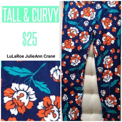 New/Never Worn Size TC (Tall & curvy) Lularoe leggings, Floral