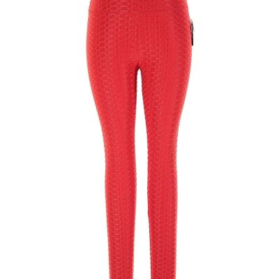 NWT Assorted Brands Women Red Leggings L