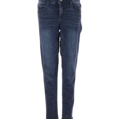 Wit & Wisdom Women Blue Jeggings 4 Petites