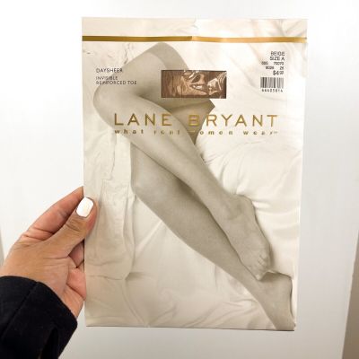Vintage Lane Bryant Daysheer Pantyhose - Beige - Size A