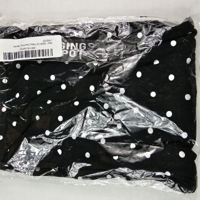 Leggings Depot Leggings One Size Polka-dot Print Fashion Black White Style R885