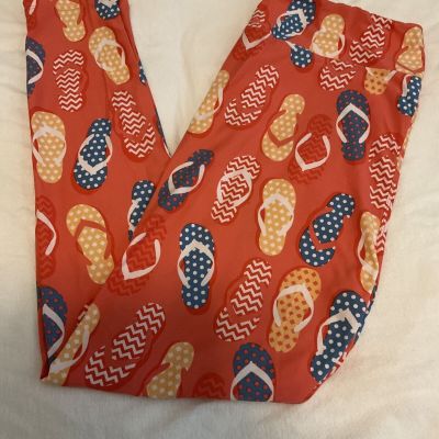 Lularoe Leggings TC2 Sandles/Flip Flop Pattern