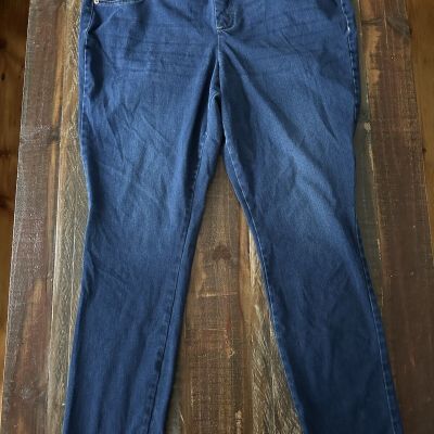 Mixit Women’s Plus Jegging Size 1X Blue Jegging / Skinny Jean