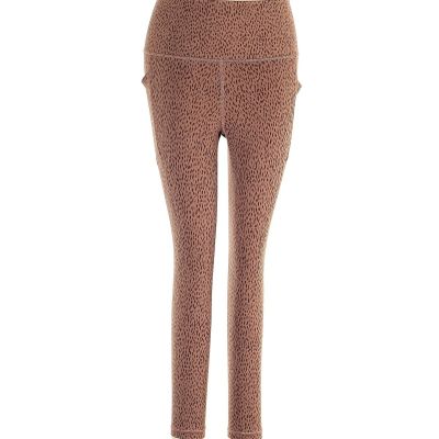 Athleta Women Brown Leggings M