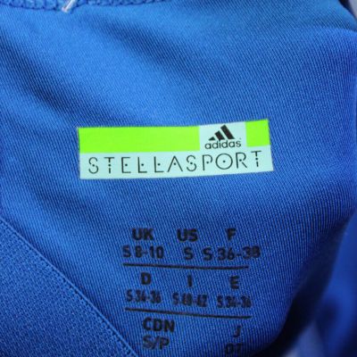 Adidas by Stella McCartney Women's Colorblock Ankle Leggings Blue Size S