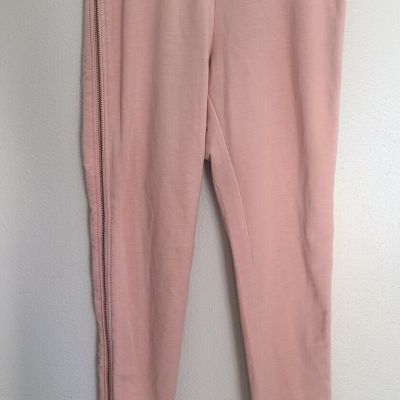 S5 Sunday anthropology Women's Leggings Size XS Pink Zipper Detail