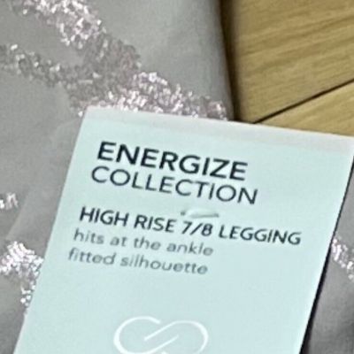 CALIA Carrie Underwood Energize High-Rise Leggings 7/8 NWT M Smokey Mauve Shiny