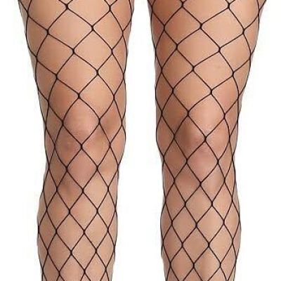 QIDISHUI Fishnet Stockings for Women Sexy Thigh High Stockings High Waist Fishne