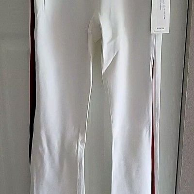 Splits59 White Raquel High Waist Flare Leggings Size S