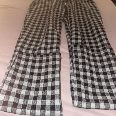 ZARA LEGGINGS. BLACK AND WHITE CHECKERED.   BRAND NEW WITH TAGS