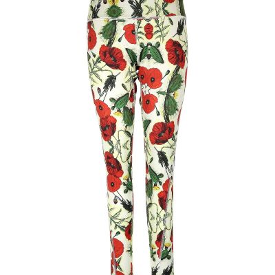 Lola Rae Women Ivory Leggings L