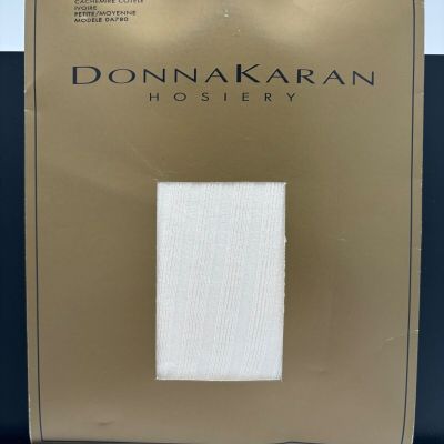 Donna Karan Hosiery, Small/Medium, OA780, Cashmere Rib in Ivorie, Real Cashmere!