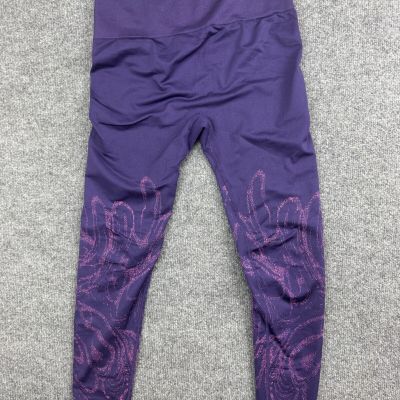 Fabletics High-Waisted Seamless Legging Women's Medium Purple Crop Skinny