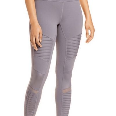 Alo Yoga High Waist Moto Leggings in Muted Purple Dusk Size M