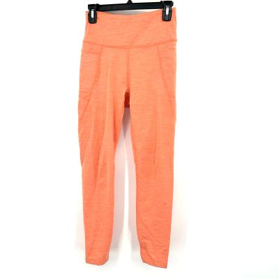 Joy Lab size Small orange athletic athleisure leggings with side pockets soft