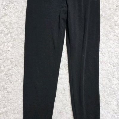 A New Day Women's Rayon Leggings  Waist Band M Black Knit