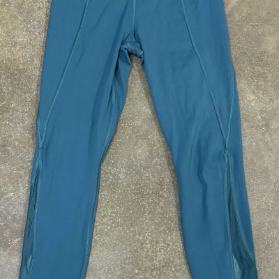 Athleta Lightning Teal 7/8 Tight Pull On Leggings Women's Size 1X Plus Pockets