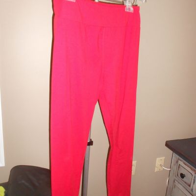 Leggings-LuLaRoe, One Size Leggings, Red