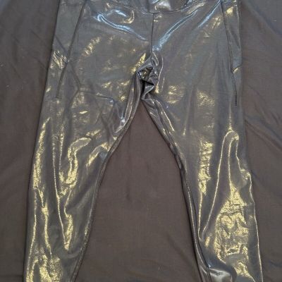 Victoria’s Secret PINK Active Metallic Shiny Leggings XXL NWOT