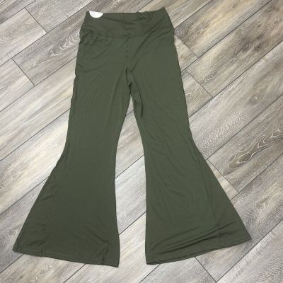 Aerie NWT Offline Fold-Over Super Flare High-Rise Legging Size XXL Olive Green