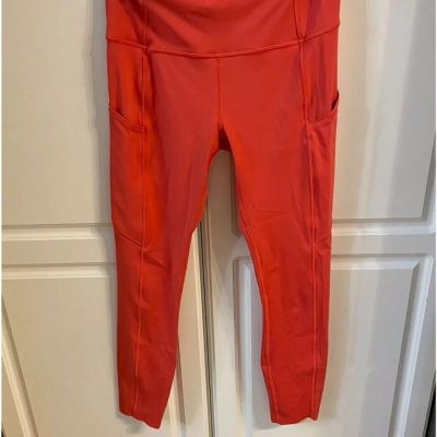 Lululemon All the Right Places High-Rise Crop Cayenne Leggings size 6