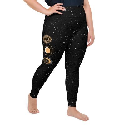 SHE REBEL - Celestial Skies Leggings | Plus Size