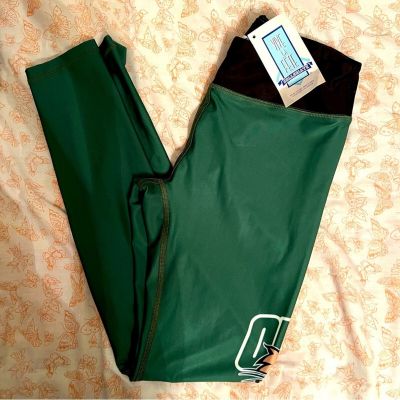 Ohio university leggings Bobcats Viva La Fete collegiate NEW sz Sm