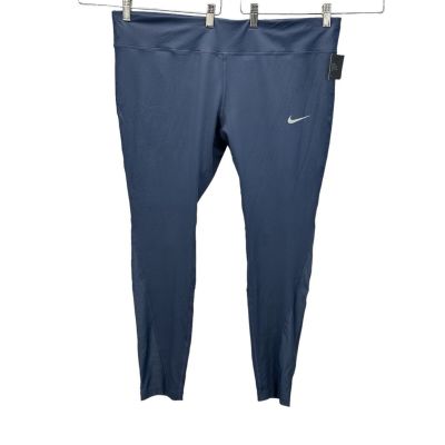 Nike Dri-Fit Drawstring Waist Leggings - Blue - size 2X