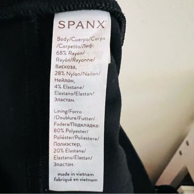 Spanx Women's Black Skinny Leggings Pants Size 3X