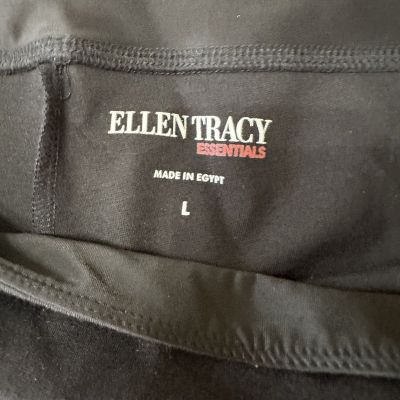 Ellen Tracy Women's Leggings Gray/Black  L Pre-Owned