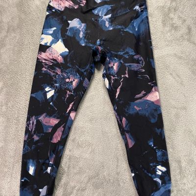 Calvin Klein Leggings Women's Medium Floral Performance Wicking Yoga Activewear