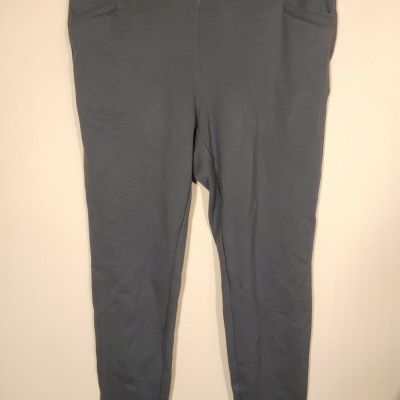 Women's Style And Co Plus Black Leggings Size 18W With Pockets Style 100000225W