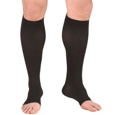 Truform Stockings Knee High Open Toe: 20-30 mmHg 2L BEIGE (0865BL-2L)