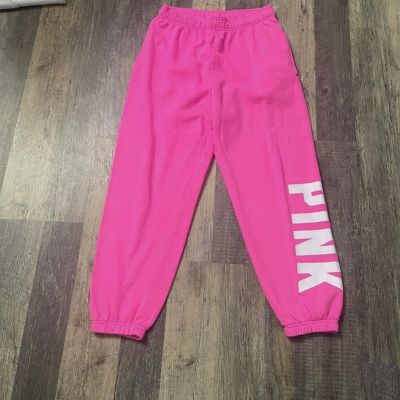 Victoria's Secret Pink Fleece Baggy Campus Sweatpants Medium