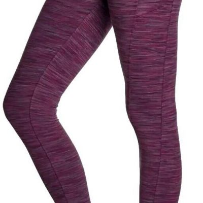 KYODAN Womens Purple Herringbone XSmall Athleisure Leggings Yoga Workout Running