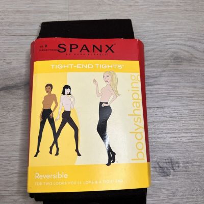 SPANX Tight End Tights Reversible Tights Black/Bittersweet Size D