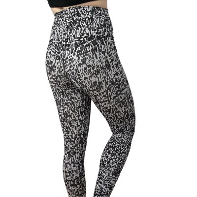 Lululemon Leggings Align Pant Black Gray Patterned Gym Workout 2 Extra Small