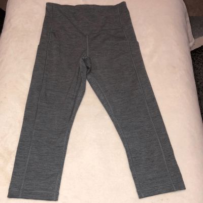 Athleta Gray Ultimate Stash Pocket Capri XSP CS Petite Leggings workout